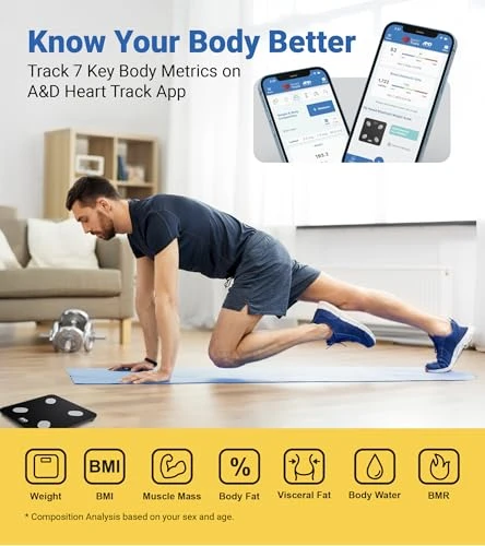 Smart Body Composition Scale — Smart Scale, A&D Medical