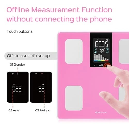 Smart Body Fat Scale, Bluetooth Composition Analyzer — Smart Scale, HAIZHIHUI