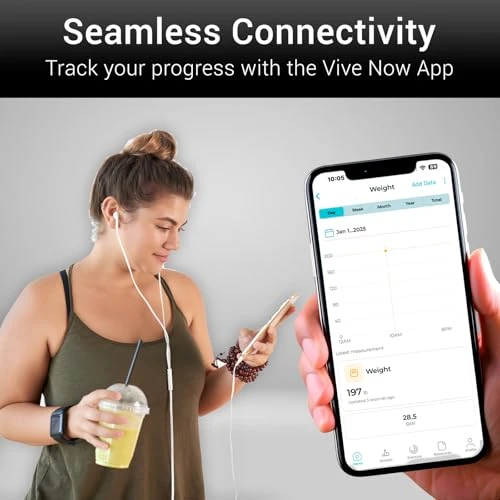 Smart Body Weight Scale (550lbs Capacity) — Smart Scale, Vive Precision