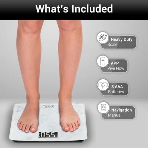 Smart Body Weight Scale (550lbs Capacity) — Smart Scale, Vive Precision