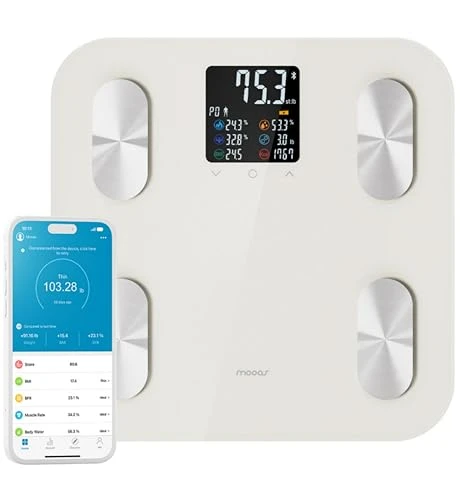 Smart Scale for Body Weight Fat Bluetooth Scale — Smart Scale, Mooas