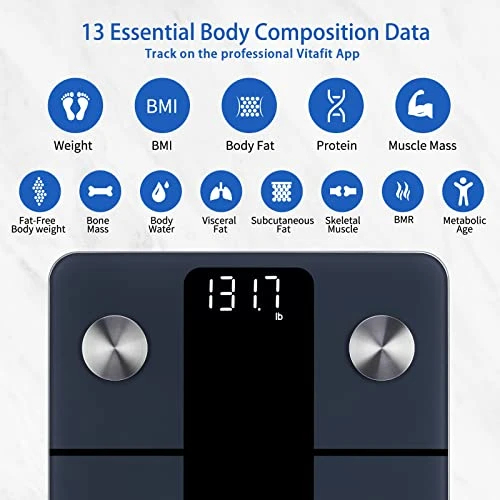 Smart Scale for Body Weight, High Accuracy 0.1lb — Smart Scale, Vitafit