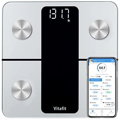 Smart Scale for Body Weight, High Accuracy 0.1lb — Smart Scale, Vitafit