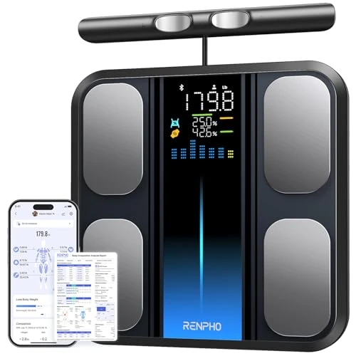 Smart Scale with 8 Electrodes Larger Platform — Smart Scale, RENPHO