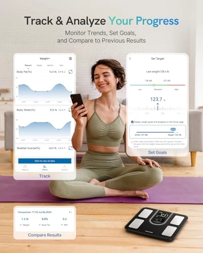 Smart Scale with 9-in-1 VA Display — Smart Scale, masmssm