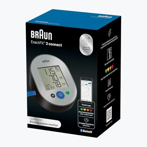 Upper Arm Blood Pressure Monitor with Bluetooth — Blood Pressure Monitor, Braun
