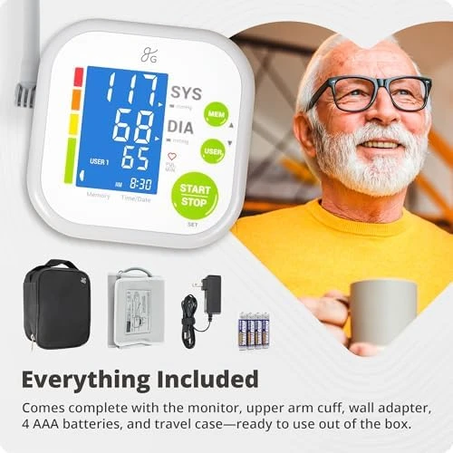 Upper Arm Blood Pressure Monitor — Blood Pressure Monitor, Visit the Greater Goods Store
