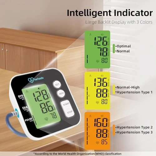 Upper Arm Blood Pressure Monitor — Blood Pressure Monitor, hetaida