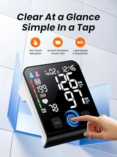 Upper Arm Electronic Blood Pressure Monitor — Blood Pressure Monitor, WAMELPRI