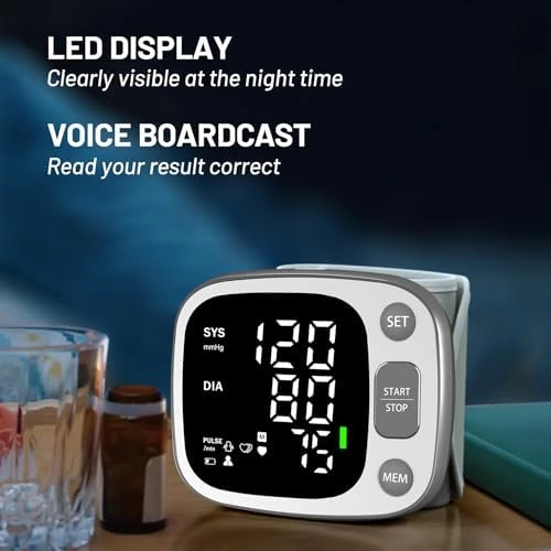 Voice Broadcast Blood Pressure Monitor — Blood Pressure Monitor, Oklar