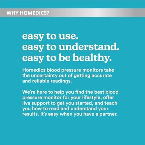 500 Series Bluetooth Upper Arm Blood Pressure Monitor — Blood Pressure Monitor, Homedics