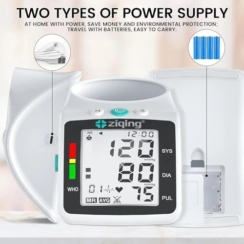 Adjustable Automatic Blood Pressure Cuff for Home Use — Blood Pressure Monitor, Double love