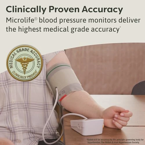 Automatic Digital Upper Arm Blood Pressure Monitor with Wide-Range Cuff — Blood Pressure Monitor, Microlife