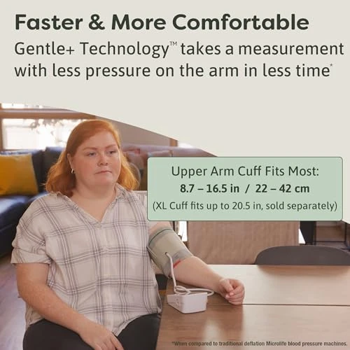 Automatic Digital Upper Arm Blood Pressure Monitor with Wide-Range Cuff — Blood Pressure Monitor, Microlife