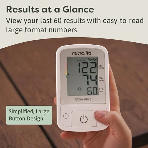 Automatic Digital Upper Arm Blood Pressure Monitor with Wide-Range Cuff — Blood Pressure Monitor, Microlife