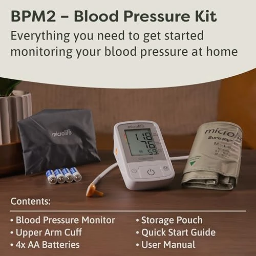 Automatic Digital Upper Arm Blood Pressure Monitor with Wide-Range Cuff — Blood Pressure Monitor, Microlife