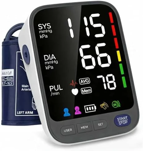 Automatic Upper Arm Blood Pressure Monitor — Blood Pressure Monitor, WAJ