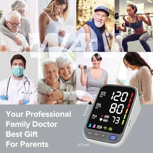 Automatic Upper Arm Blood Pressure Monitor — Blood Pressure Monitor, WAJ
