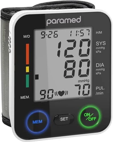Automatic Wrist Blood Pressure Monitor — Blood Pressure Monitor, Paramed