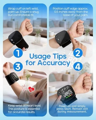 Automatic Wrist Blood Pressure Monitor — Blood Pressure Monitor, Yongrow