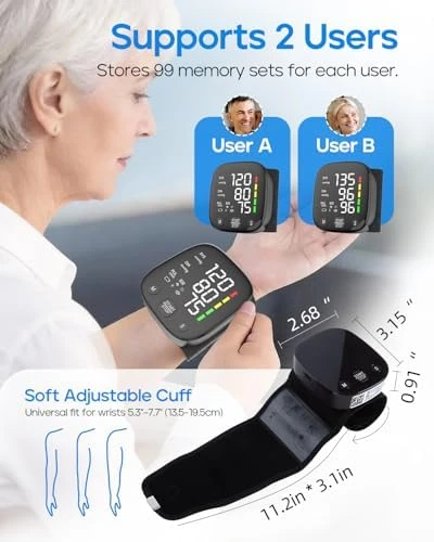 Automatic Wrist Blood Pressure Monitor — Blood Pressure Monitor, Yongrow