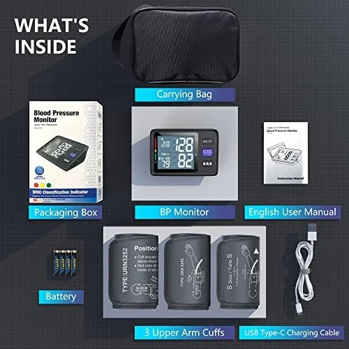 Blood Pressure Machine Upper Arm — Blood Pressure Monitor, AQESO