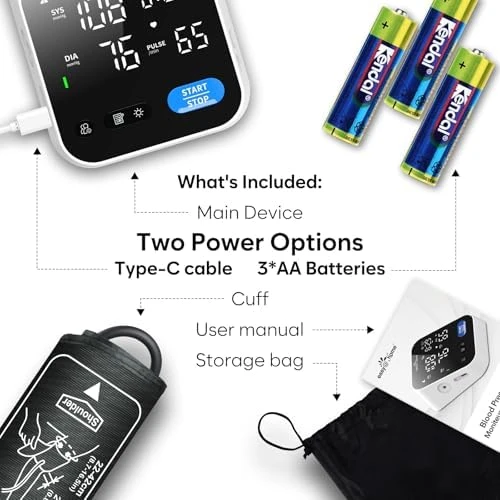 Blood Pressure Monitor for Home Use — Blood Pressure Monitor, Easy@Home