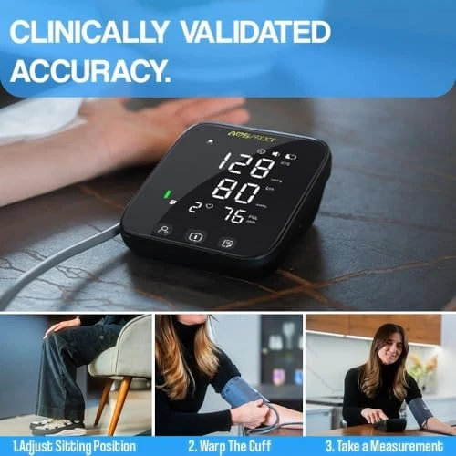Blood Pressure Monitor for Home Use — Blood Pressure Monitor, AMSPROOF