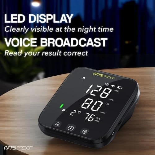 Blood Pressure Monitor for Home Use — Blood Pressure Monitor, AMSPROOF