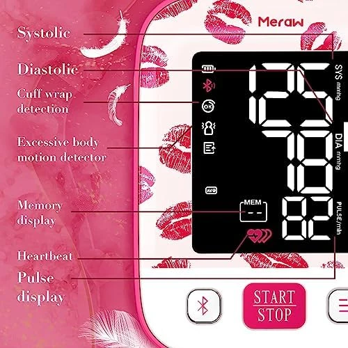 Blood Pressure Monitor Home Use, Blood Pressure Cuff Digital Arm — Blood Pressure Monitor, Meraw