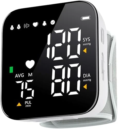 Blood Pressure Monitor Rechargeable Wrist Cuff — Blood Pressure Monitor, Coverich