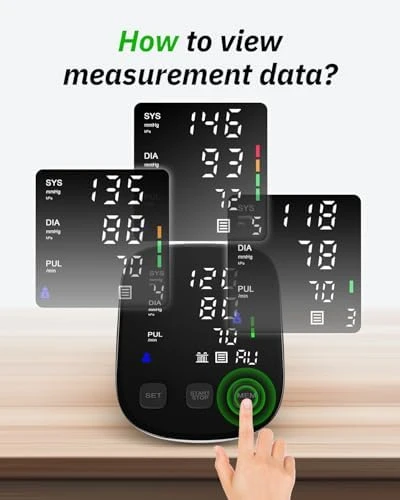 Blood Pressure Monitor Upper Arm - Large Cuff — Blood Pressure Monitor, HealthTree