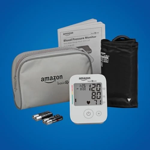 Blood Pressure Monitor, Wide Range Arm Cuff — Blood Pressure Monitor, Amazon Basic Care