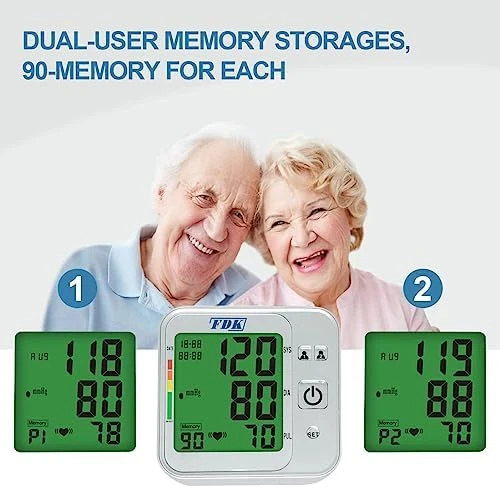 Blood Pressure Monitor with Voice Control and Large Cuff — Blood Pressure Monitor, FDK