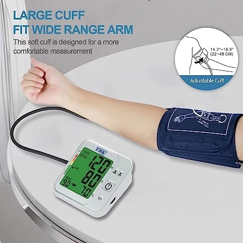 Blood Pressure Monitor with Voice Control and Large Cuff — Blood Pressure Monitor, FDK