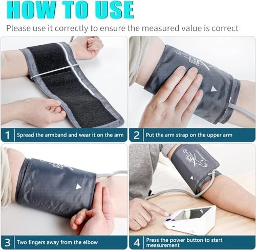 Blood Pressure Monitor XL Cuff Backlit LCD — Blood Pressure Monitor, Urion