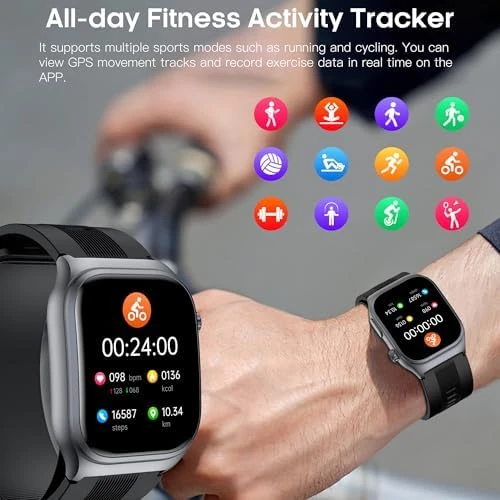 Blood Pressure Smart Watch with Air Pump Air Bag — Blood Pressure Monitor, Yowow