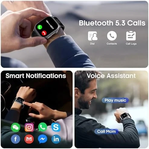 Blood Pressure Smart Watch with Air Pump Air Bag — Blood Pressure Monitor, Yowow