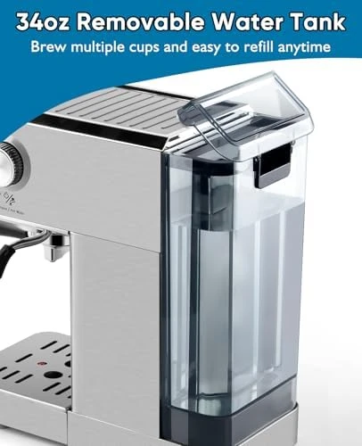 Espresso Machine 20Bar Compact Coffee Machine — Coffee Maker, CUSIMAX
