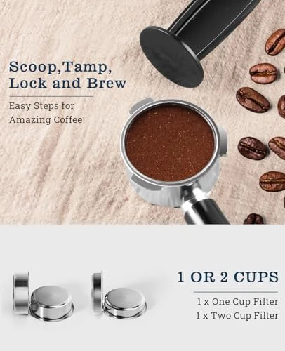 Espresso Machine 20Bar Compact Coffee Machine — Coffee Maker, CUSIMAX