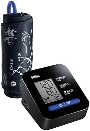 ExactFit 1 Upper Arm Digital Blood Pressure Monitor with Adjustable BP Cuff — Blood Pressure Monitor, Braun