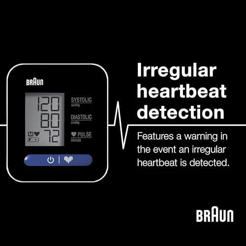 ExactFit 1 Upper Arm Digital Blood Pressure Monitor with Adjustable BP Cuff — Blood Pressure Monitor, Braun
