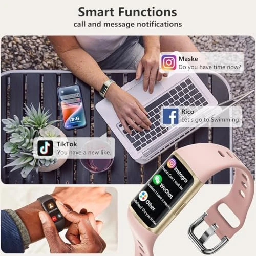 Fitness Tracker with Blood Oxygen & Sleep Monitor — Fitness Tracker, FITVII