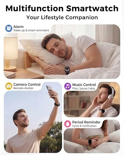 Fitness Watch with Heart Rate & Sleep Tracking — Smart Watch, RLQA