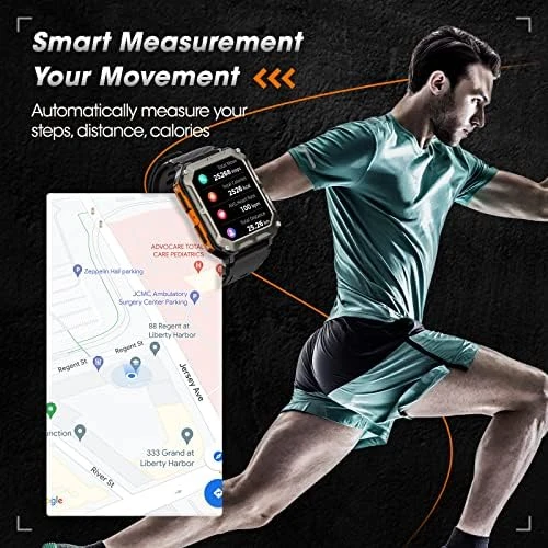 Military Smart Watch (Answer/Make Call) — Smart Watch, DEKELIFE