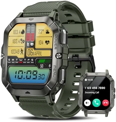 Military Smart Watch (Answer/Make Call) — Smart Watch, DEKELIFE
