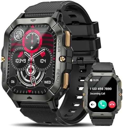 Military Smart Watch (Answer/Make Call) — Smart Watch, DEKELIFE