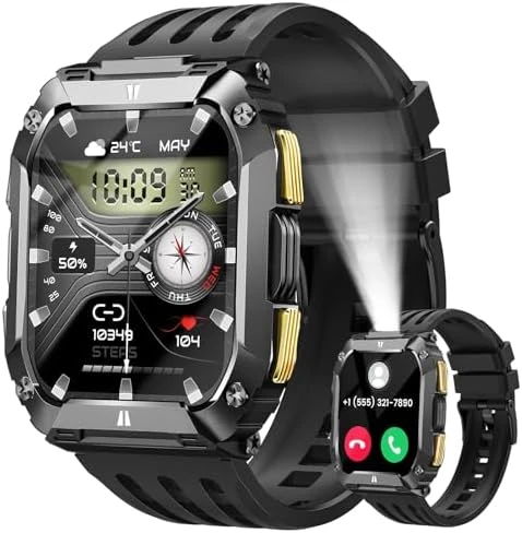 Military Smart Watch (Answer/Make Call) — Smart Watch, DEKELIFE