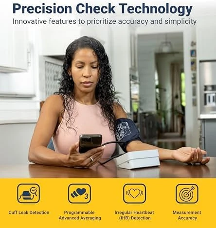 Precision Check BP Monitor with Bluetooth — Blood Pressure Monitor, A&D Medical