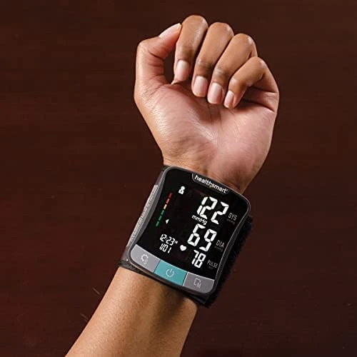Premium Wrist Blood Pressure Monitor with Cuff — Blood Pressure Monitor, HealthSmart